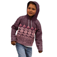 Bula Fiji Iri ni Meke Kid Hoodie Piqi Fijian Masi LT14 - Polynesian Pride