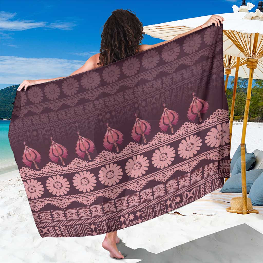 Bula Fiji Iri ni Meke Sarong Piqi Fijian Masi - Polynesian Pride