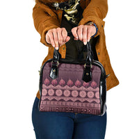 Bula Fiji Iri ni Meke Shoulder Handbag Piqi Fijian Masi - Polynesian Pride