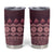 Bula Fiji Iri ni Meke Tumbler Cup Piqi Fijian Masi - Polynesian Pride