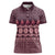 Bula Fiji Iri ni Meke Women Polo Shirt Piqi Fijian Masi - Polynesian Pride