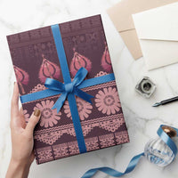 Bula Fiji Iri ni Meke Wrapping Paper Piqi Fijian Masi LT14 - Polynesian Pride