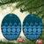 Bula Fiji Iri ni Meke Ceramic Ornament Karakarawa Fijian Masi - Polynesian Pride