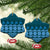 Bula Fiji Iri ni Meke Ceramic Ornament Karakarawa Fijian Masi - Polynesian Pride