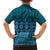 Bula Fiji Iri ni Meke Family Matching Long Sleeve Bodycon Dress and Hawaiian Shirt Karakarawa Fijian Masi - Polynesian Pride