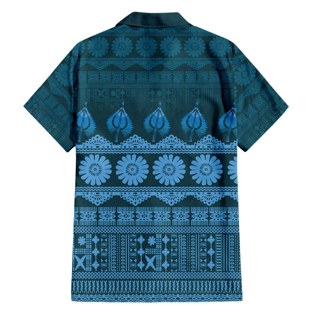 Bula Fiji Iri ni Meke Hawaiian Shirt Karakarawa Fijian Masi LT14 - Polynesian Pride