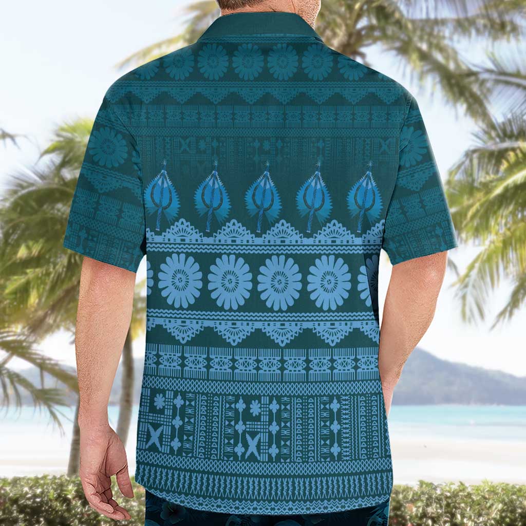 Bula Fiji Iri ni Meke Hawaiian Shirt Karakarawa Fijian Masi LT14 - Polynesian Pride
