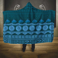 Bula Fiji Iri ni Meke Hooded Blanket Karakarawa Fijian Masi LT14 - Polynesian Pride