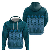 Bula Fiji Iri ni Meke Hoodie Karakarawa Fijian Masi LT14 - Polynesian Pride