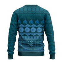 Bula Fiji Iri ni Meke Ugly Christmas Sweater Karakarawa Fijian Masi LT14 - Polynesian Pride