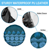 Bula Fiji Iri ni Meke Spare Tire Cover Karakarawa Fijian Masi LT14 - Polynesian Pride