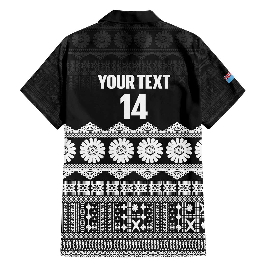 Fiji Tapa Rugby Custom Family Matching Puletasi and Hawaiian Shirt Go Fijiana - Polynesian Pride