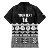 Fiji Tapa Rugby Custom Family Matching Puletasi and Hawaiian Shirt Go Fijiana - Polynesian Pride