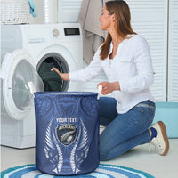 Auckland 2026 Rugby Custom Laundry Basket NZ Maori Silver Fern