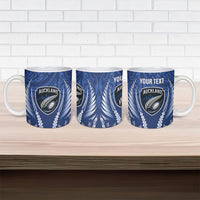 Auckland 2026 Rugby Custom Ceramic Mug NZ Maori Silver Fern