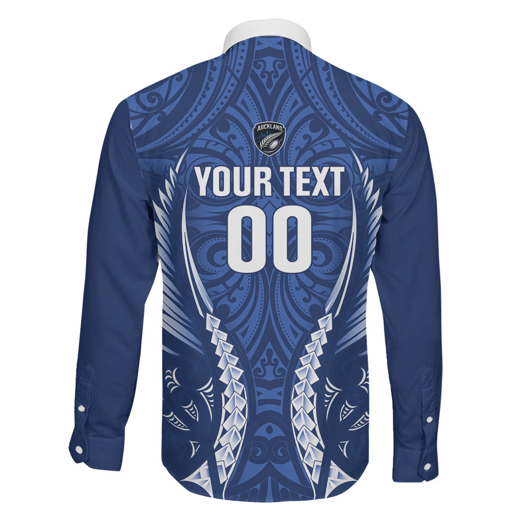 Auckland 2026 Rugby Custom Family Matching Off The Shoulder Long Sleeve Dress and Hawaiian Shirt NZ Maori Silver Fern LT14 - Polynesian Pride
