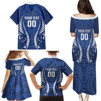 Auckland 2026 Rugby Custom Family Matching Puletasi and Hawaiian Shirt NZ Maori Silver Fern LT14 - Polynesian Pride