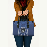 Auckland 2026 Rugby Custom Leather Bag NZ Maori Silver Fern
