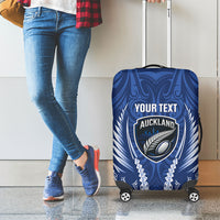 Auckland 2026 Rugby Custom Luggage Cover NZ Maori Silver Fern