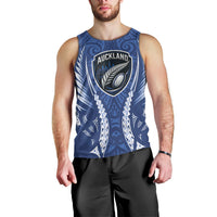 Auckland 2026 Rugby Custom Men Tank Top NZ Maori Silver Fern