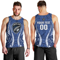 Auckland 2026 Rugby Custom Men Tank Top NZ Maori Silver Fern