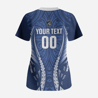 Auckland 2026 Rugby Custom Scrub Top NZ Maori Silver Fern