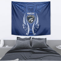 Auckland 2026 Rugby Custom Tapestry NZ Maori Silver Fern