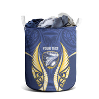 Bay of Plenty 2026 Rugby Custom Laundry Basket NZ Maori Silver Fern