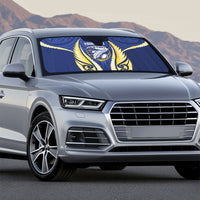 Bay of Plenty 2026 Rugby Custom Auto Sun Shade NZ Maori Silver Fern LT14 - Polynesian Pride