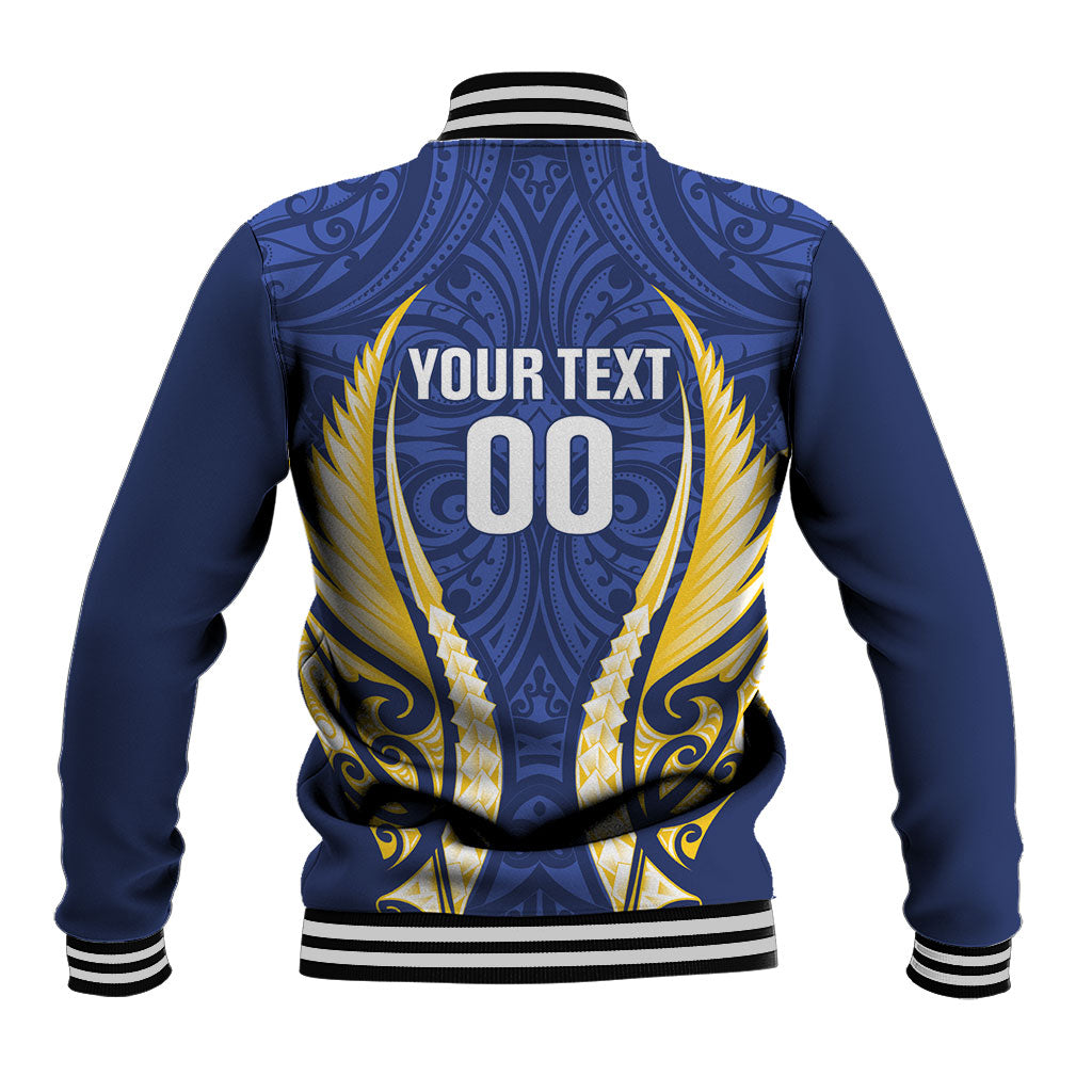 Bay of Plenty 2026 Rugby Custom Baseball Jacket NZ Maori Silver Fern