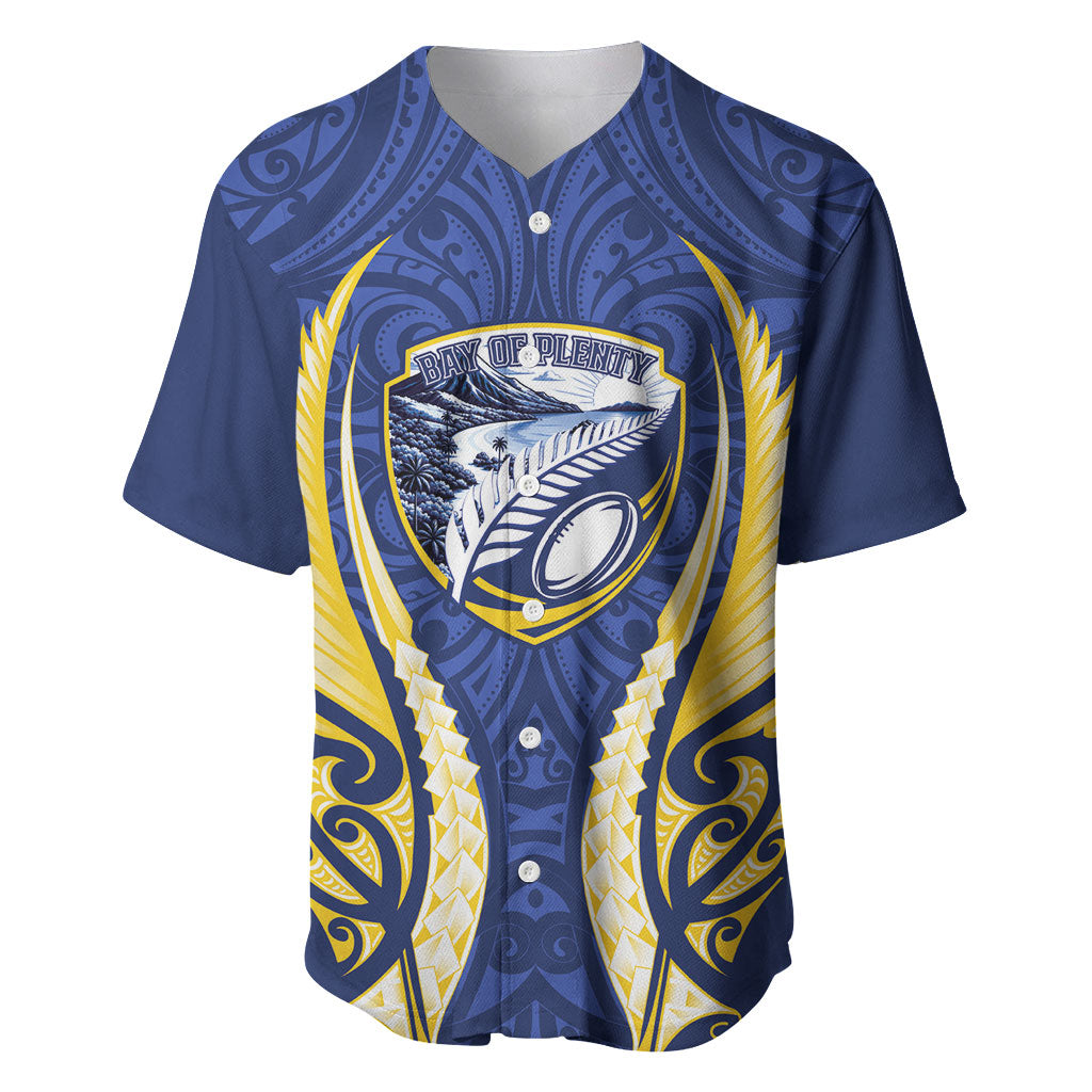 Bay of Plenty 2026 Rugby Custom Baseball Jersey NZ Maori Silver Fern