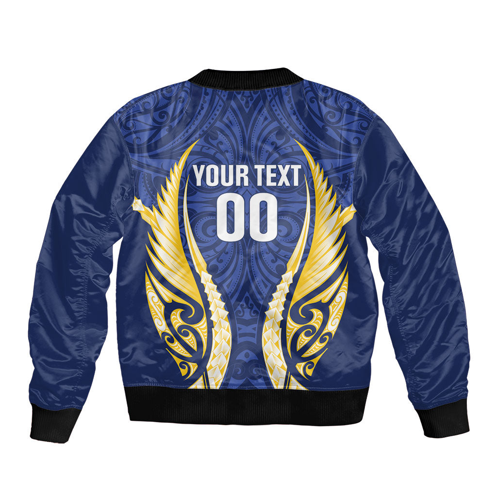 Bay of Plenty 2026 Rugby Custom Bomber Jacket NZ Maori Silver Fern