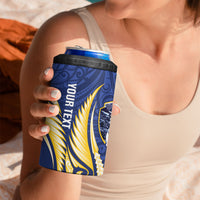 Bay of Plenty 2026 Rugby Custom 4 in 1 Can Cooler Tumbler NZ Maori Silver Fern LT14 - Polynesian Pride