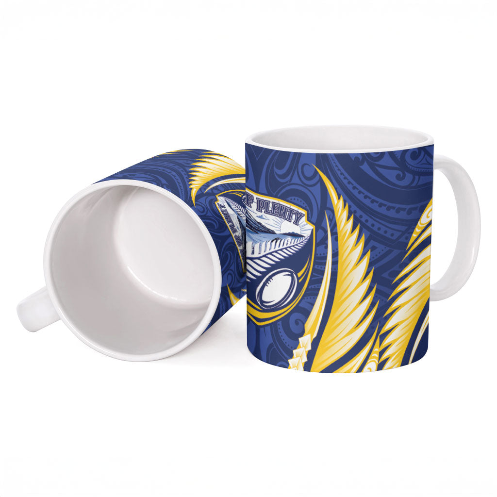 Bay of Plenty 2026 Rugby Custom Ceramic Mug NZ Maori Silver Fern LT14 - Polynesian Pride