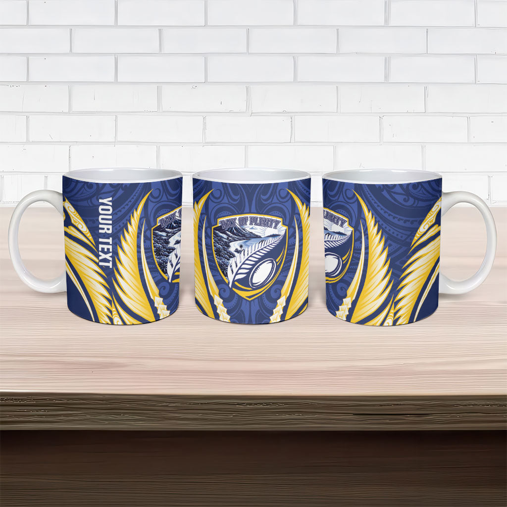 Bay of Plenty 2026 Rugby Custom Ceramic Mug NZ Maori Silver Fern LT14 - Polynesian Pride