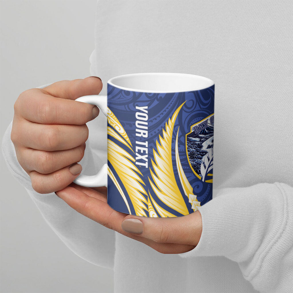 Bay of Plenty 2026 Rugby Custom Ceramic Mug NZ Maori Silver Fern LT14 - Polynesian Pride