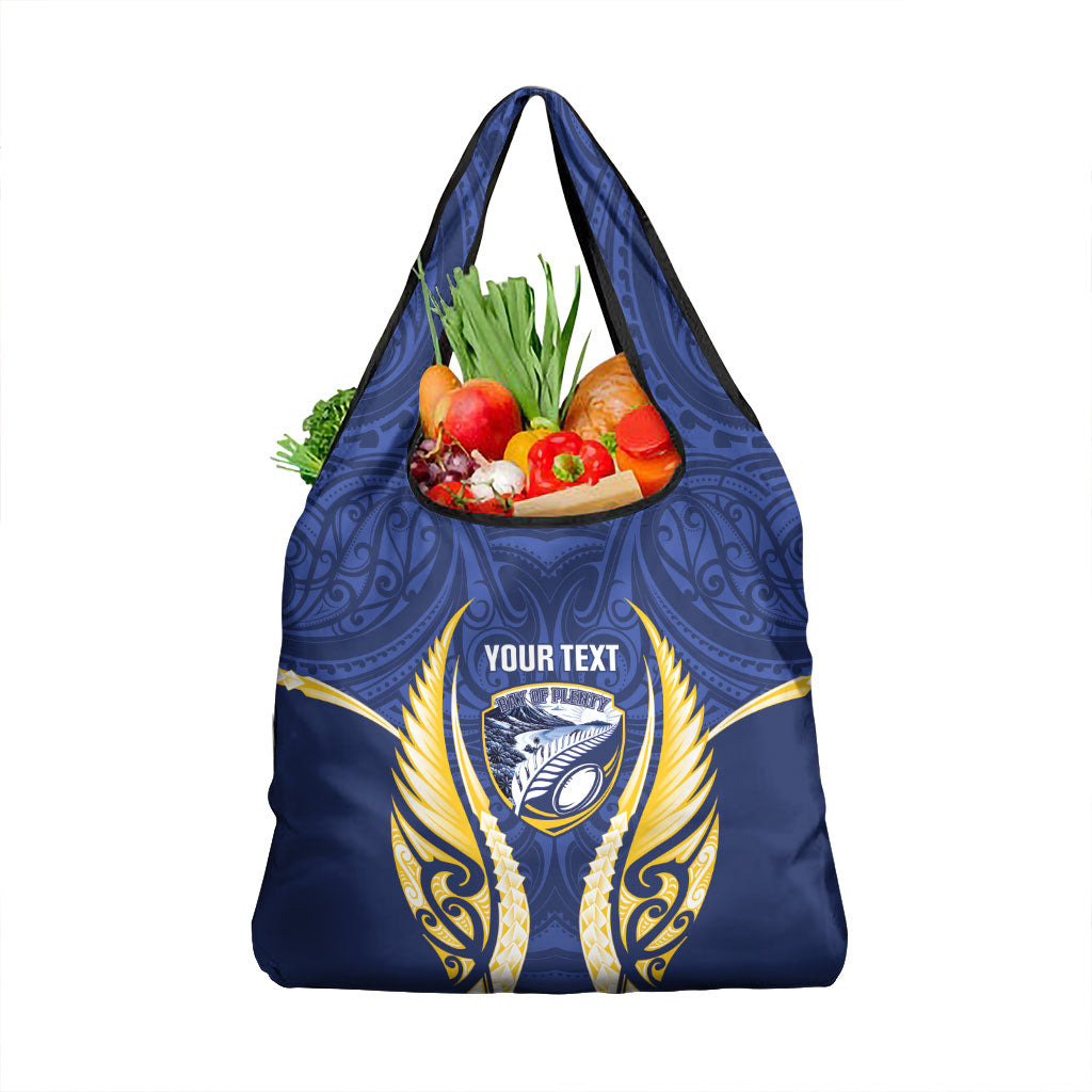 Bay of Plenty 2026 Rugby Custom Grocery Bag NZ Maori Silver Fern