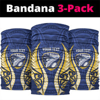 Bay of Plenty 2026 Rugby Custom Neck Gaiter NZ Maori Silver Fern LT14 package One Size: 25*50cm Blue - Polynesian Pride