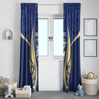 Bay of Plenty 2026 Rugby Custom Window Curtain NZ Maori Silver Fern