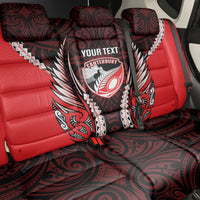 Canterbury 2026 Rugby Custom Back Car Seat Cover NZ Maori Silver Fern