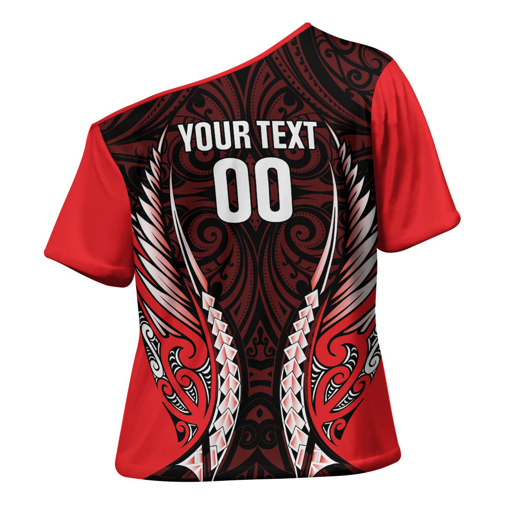 Canterbury 2026 Rugby Custom Cross Shoulder Shirt NZ Maori Silver Fern LT14 - Polynesian Pride