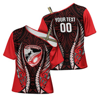 Canterbury 2026 Rugby Custom Cross Shoulder Shirt NZ Maori Silver Fern LT14 - Polynesian Pride