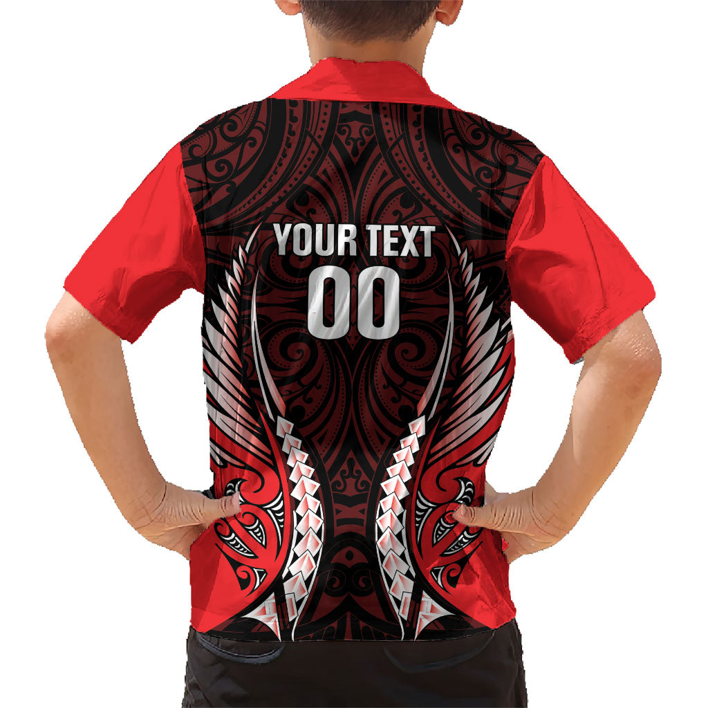 Canterbury 2026 Rugby Custom Family Matching Puletasi and Hawaiian Shirt NZ Maori Silver Fern LT14 - Polynesian Pride