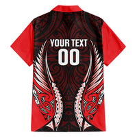 Canterbury 2026 Rugby Custom Family Matching Summer Maxi Dress and Hawaiian Shirt NZ Maori Silver Fern LT14 - Polynesian Pride