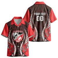 Canterbury 2026 Rugby Custom Kid Hawaiian Shirt NZ Maori Silver Fern LT14 - Polynesian Pride