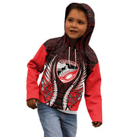 Canterbury 2026 Rugby Custom Kid Hoodie NZ Maori Silver Fern