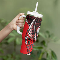 Canterbury 2026 Rugby Custom Tumbler With Handle NZ Maori Silver Fern
