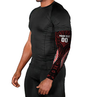 Counties Manukau 2026 Rugby Custom Arm Sleeves NZ Maori Silver Fern