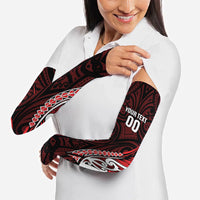 Counties Manukau 2026 Rugby Custom Arm Sleeves NZ Maori Silver Fern