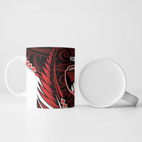 Counties Manukau 2026 Rugby Custom Ceramic Mug NZ Maori Silver Fern